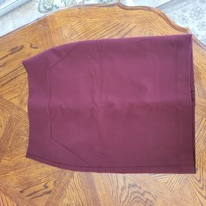 Ann Taylor maroon Skirt